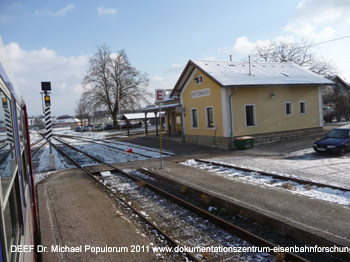 Eisenbahn-Exkursion mit der Almtalbahn. DEEF / Dr. Michael Populorum. www.dokumentationszentrum-eisenbahnforschung.org