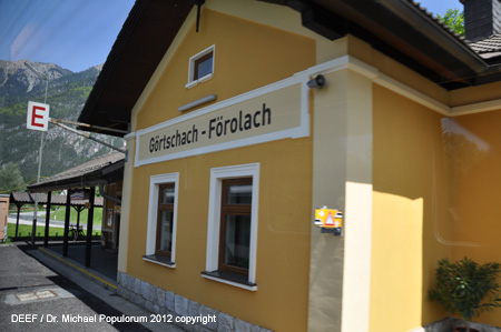 Gailtalbahn Arnoldstein Ktschach-Mauthen. DEEF / Dr. Michael Populorum copyright 2012