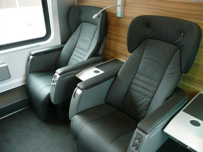 Railjet Premium Sitze - Foto Dr. Populorum / DEEF 2008