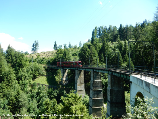 stubaitalbahn mutterer brcke mhlbach mhlgraben viadukt foto bild