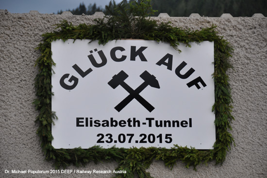 Semmering Basistunnel Frschnitzgraben Feierlicher Beginn foto bild