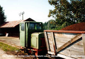 Torfbahn Ainring. DEEF / Dr. Mchael Populorum. Dokumentationszentrum fr Europische Eisenbahnforschung