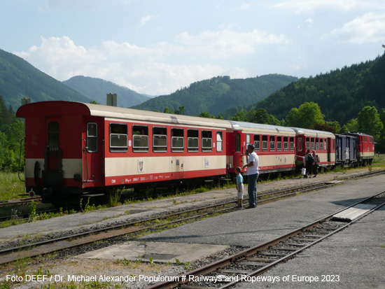 Ybbstalbahn ÖBB Talstrecke Eisenbahn Österreich Schmalspurbahn