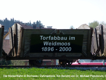Bockerlbahn Bürmoos Torfbahn Salzburg Eisenbahn Feldbahn